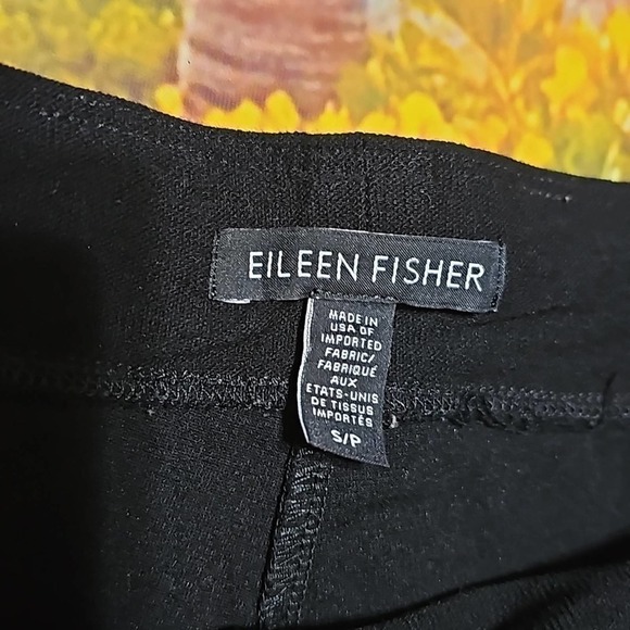 Eileen Fisher Black Pants Size Small Petite - Picture 3 of 5